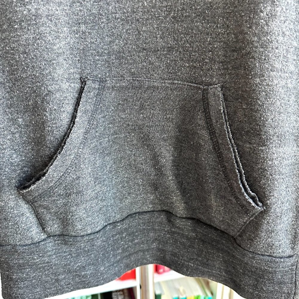 Alternative Apparel Gray Pullover Sweatshirt W. F… - image 3